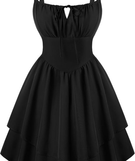 Corset Mini Dress for Women Teens 2026 Summer Ruffle Sundress Graduation Homecoming Dresses